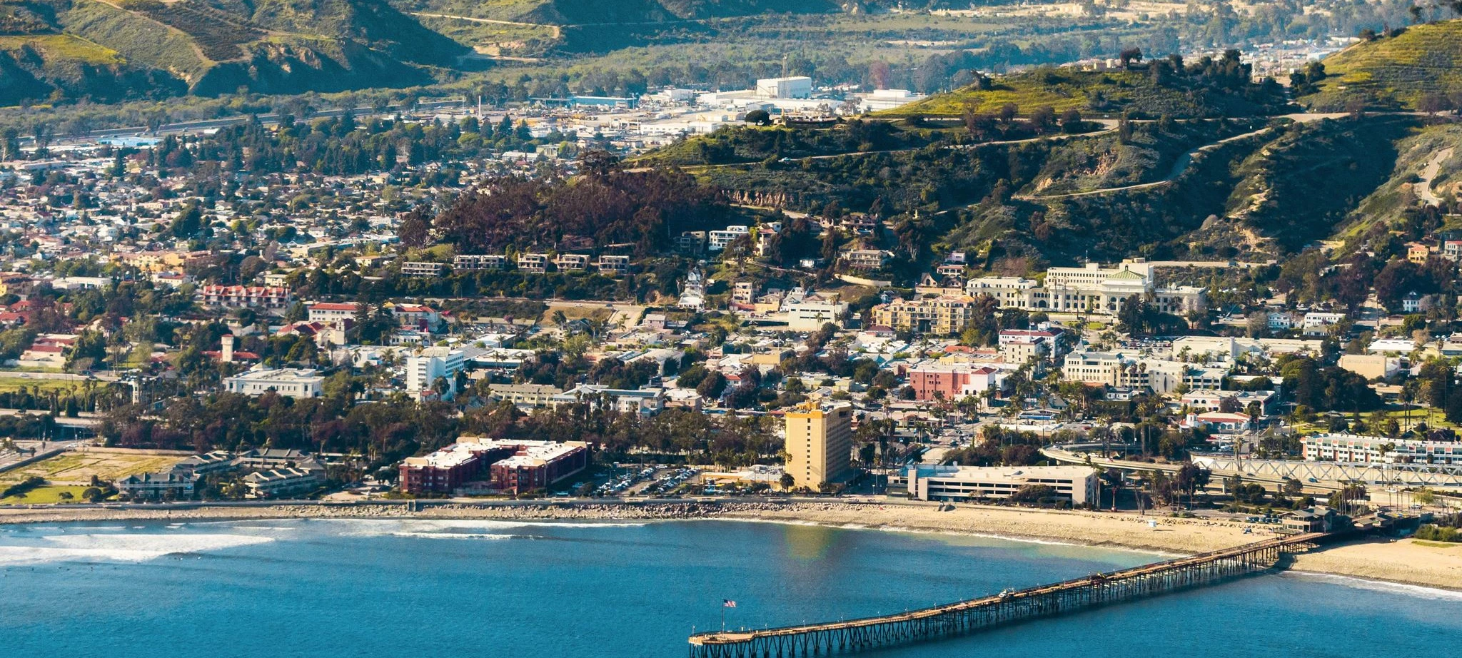 Ashwood Gardens Apartments Ventura CA aerial view